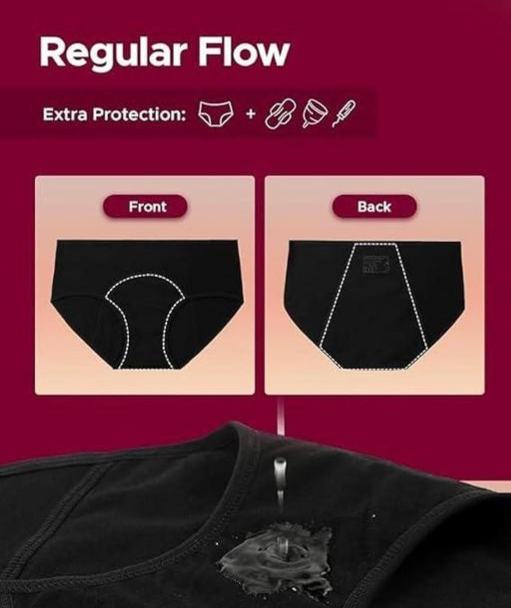 3-Layer Leak-Proof Period Panty – Myna Flow™ Edition| Reusable & Comfortable