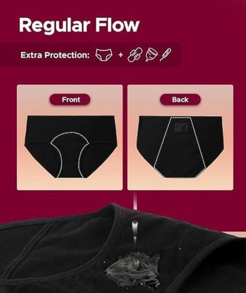 3-Layer Leak-Proof Period Panty – Myna Flow™ Edition| Reusable & Comfortable