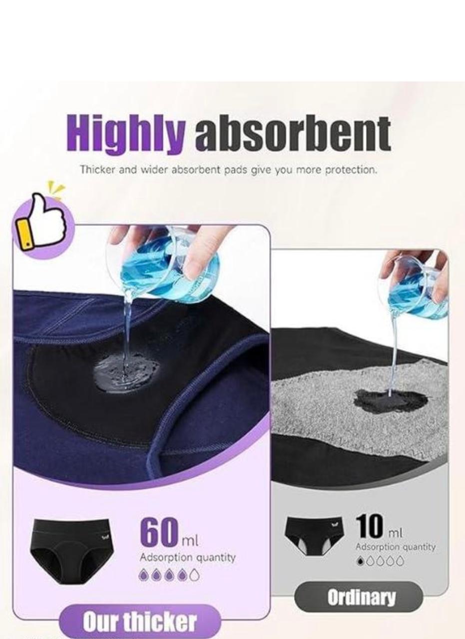 3-Layer Leak-Proof Period Panty – Myna Flow™ Edition| Reusable & Comfortable