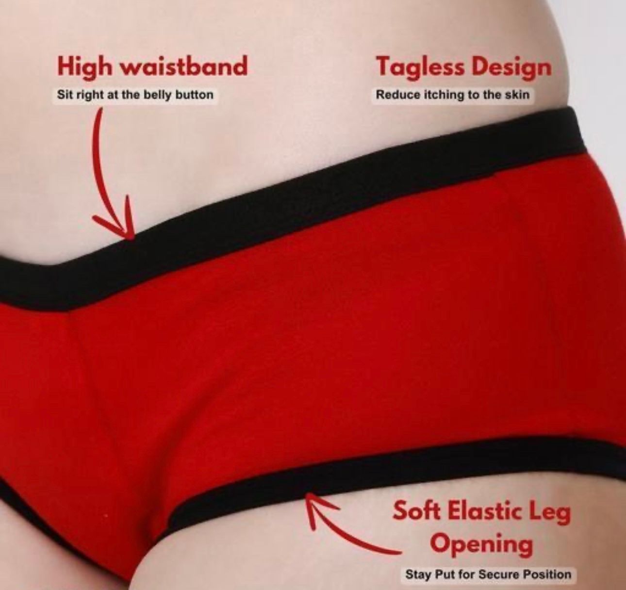 CareDone™ 3-Layer Leak-Proof Period Panty – Myna Flow™ Edition