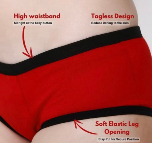 CareDone™ 3-Layer Leak-Proof Period Panty – Myna Flow™ Edition